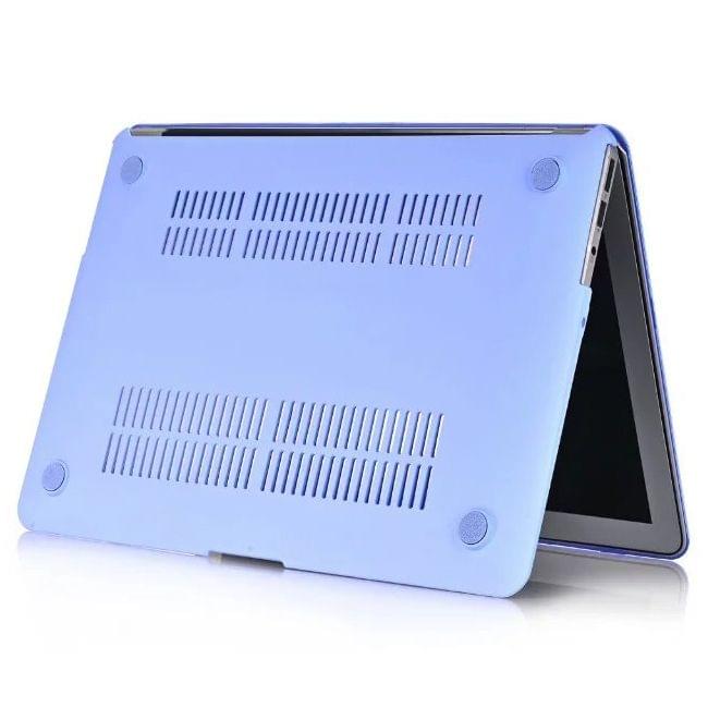 Cream Style Laptop Plastic Protective Case for MacBook Pro 13.3 inch A1708 (2016 - 2017) / A1706 (2016 - 2017) (Blue)