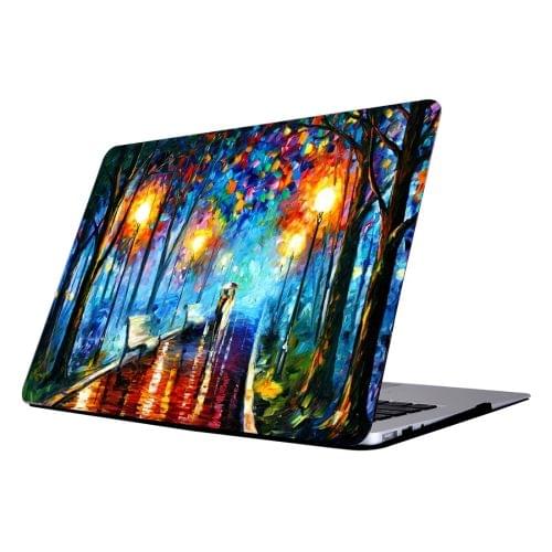 RS-704 Colorful Printing Laptop Plastic Protective Case for Macbook Retina 12 inch A1931 / A1534