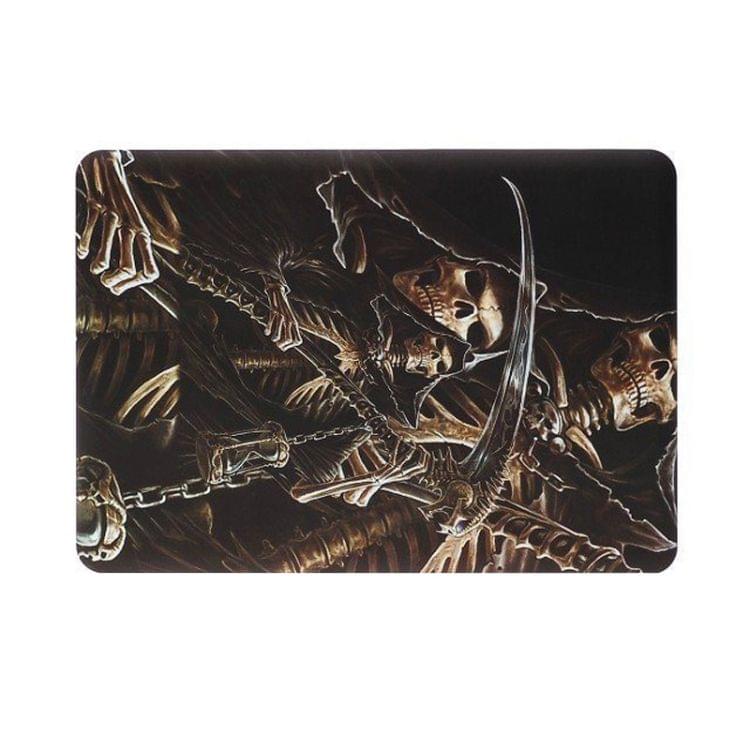 Skull Pattern Frosted Hard Plastic Protective Case for Macbook Pro 15.4 inch