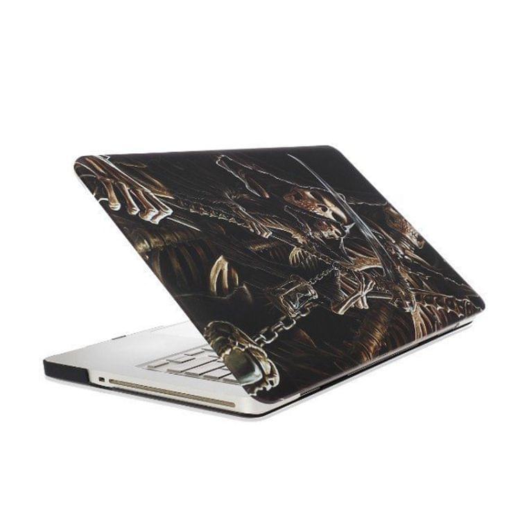 Skull Pattern Frosted Hard Plastic Protective Case for Macbook Pro 15.4 inch