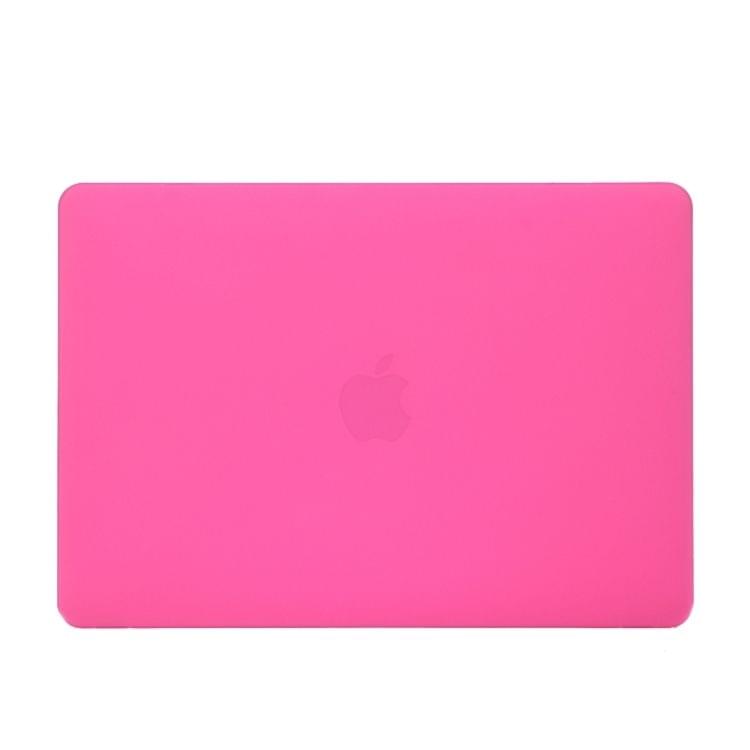 Colored Frosted Hard Plastic Protective Case for Macbook 12 inch(Pink)