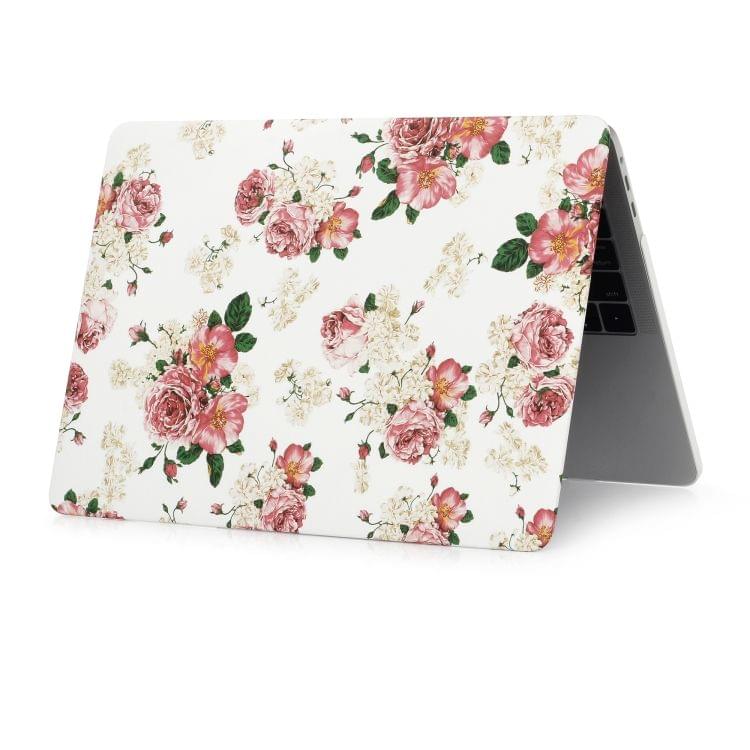 Laurel Flower Pattern Laptop Water Decals PC Protective Case for MacBook Pro 13.3 inch A1989 (2018)