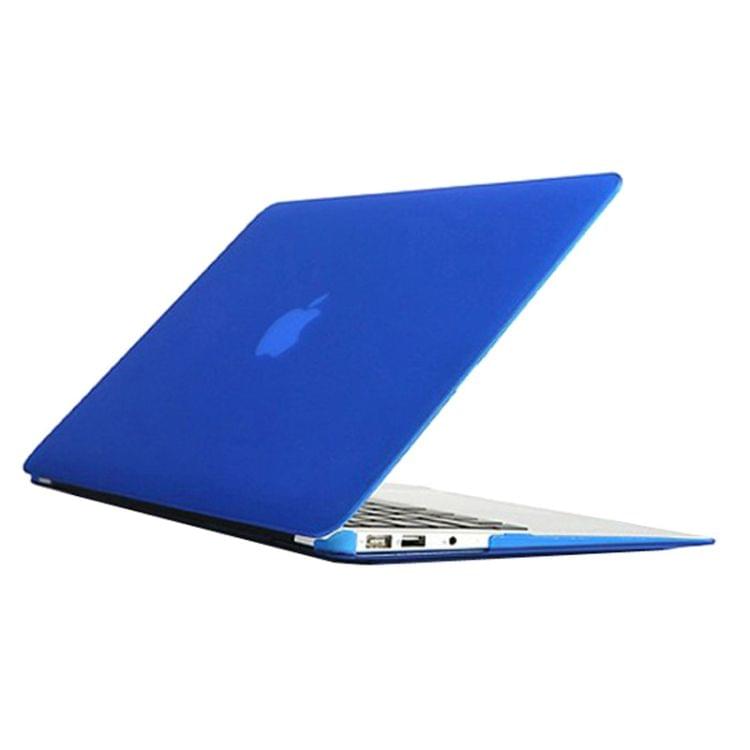 Frosted Hard Plastic Protection Case for Macbook Air 11.6 inch(Blue)