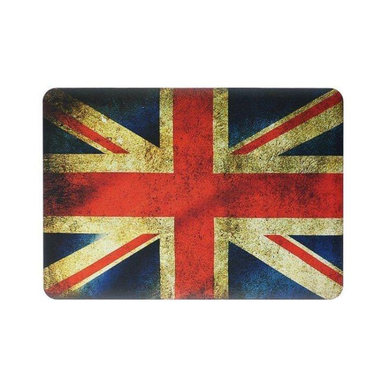 Retro UK Flag Pattern Frosted Hard Plastic Protective Case for Macbook Pro 15.4 inch