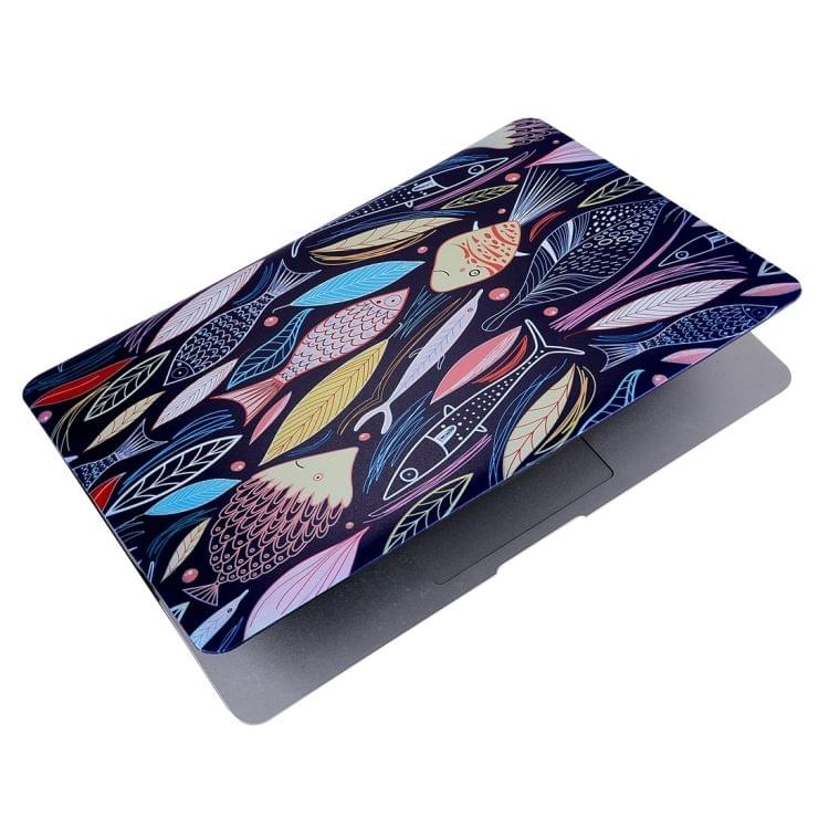 For Macbook Pro Retina 13.3 inch (Late 2013 - 2014) A1245 & A1502 / ME865 / ME864 / ME866 / MGX72 / MGX82 Cyprinus Carpio Pattern Laptop Water Decals PC Protective Case