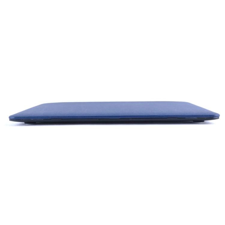 Laptop PU Leather Paste Case for MacBook Pro 15.4 inch A1990 (2018) / A1707 (2016 - 2017) (Dark Blue)