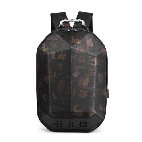 Ozuko 9205 Outdoor Waterproof Bluetooth Music Intelligent USB Charging Shoulder bag with Stereo (Camouflage)