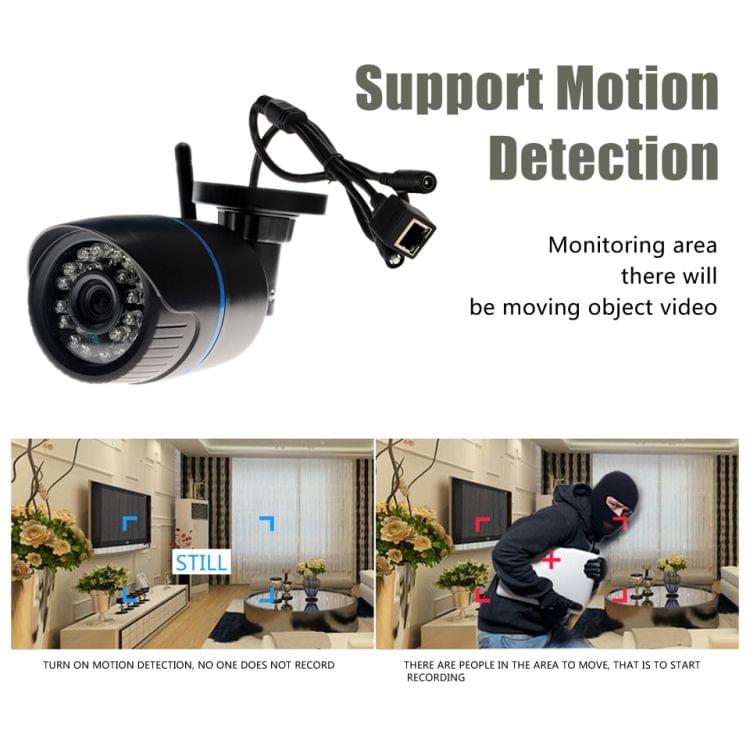 BESDER Yoosee IP Camera Wifi P2P CCTV Outdoor Waterproof Bullet Surveillance Camera with 20 Meters Night Vision