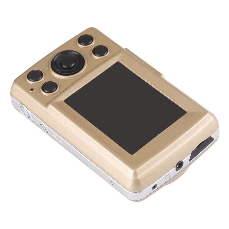 1280x720P HD 4X Digital Zoom 16.0 MP Digital Video Camera Recorder with 2.4 inch TFT Screen(Gold)