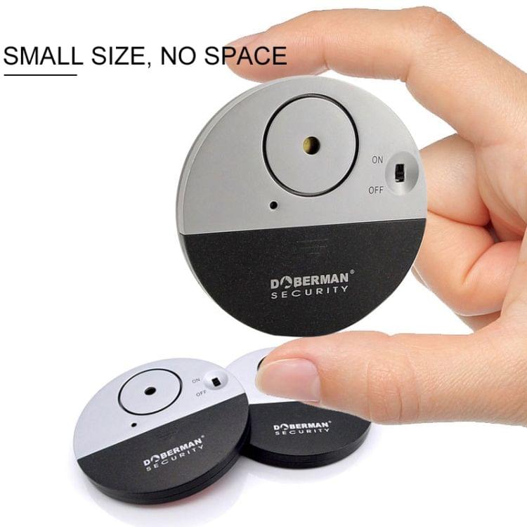 DOBERMAN SE-0106 Ultra-slim Round Door / Window Alert Detect Vibration Sensor Alarm for Home Alarms Security