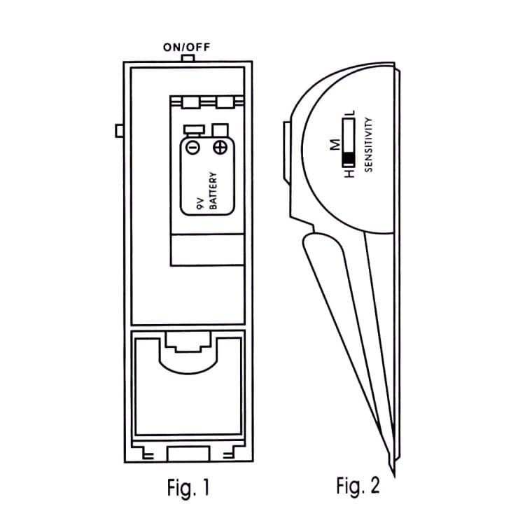 120dB Wedge Shape Door Stop Alarm Home Security Thief Prevention Device