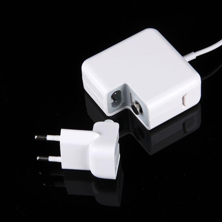 14.5V 3.1A 45W 5 Pin L Style MagSafe 1 Power Charger for Apple Macbook A1244 / A1237 / A1369 / A1370 / A1374 / A1304, Length: 1.7m, EU Plug(White)
