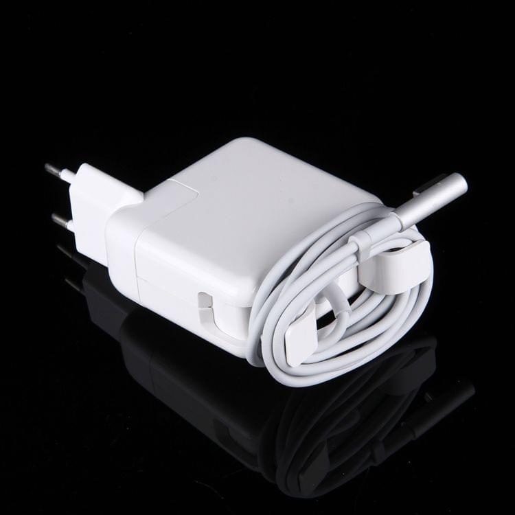 14.5V 3.1A 45W 5 Pin L Style MagSafe 1 Power Charger for Apple Macbook A1244 / A1237 / A1369 / A1370 / A1374 / A1304, Length: 1.7m, EU Plug(White)