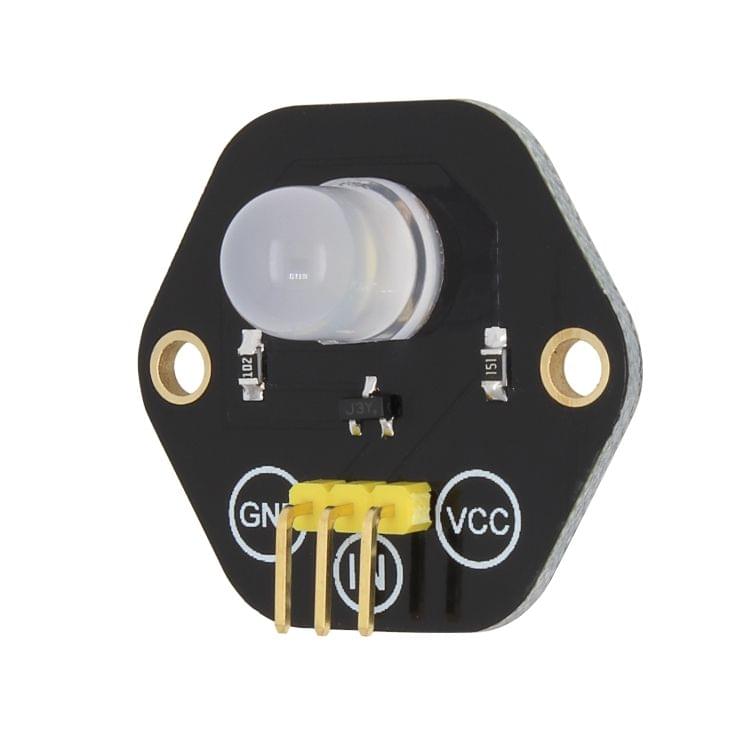 4 PCS LandaTianrui LDTR-RM022 8mm Digital LED Module Red / Blue / Green / White LED Kit for Arduino (Black)