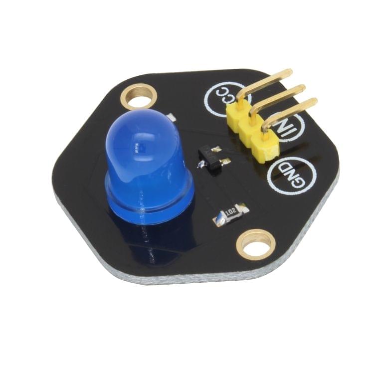 4 PCS LandaTianrui LDTR-RM022 8mm Digital LED Module Red / Blue / Green / White LED Kit for Arduino (Black)