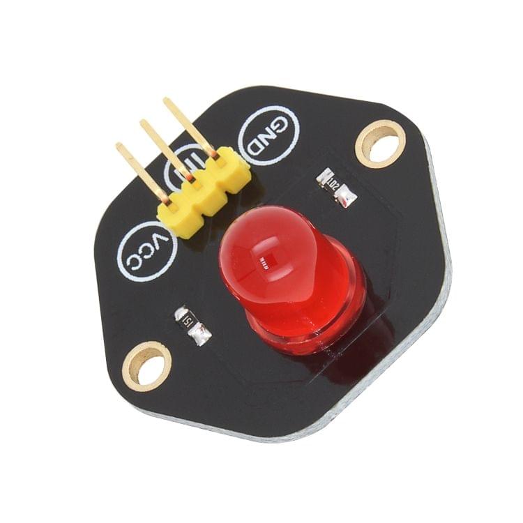 4 PCS LandaTianrui LDTR-RM022 8mm Digital LED Module Red / Blue / Green / White LED Kit for Arduino (Black)