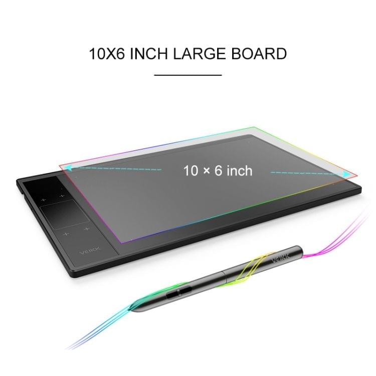 A30 10x6 inch 5080 LPI Smart Touch Electronic Graphic Tablet, with Type-c Interface