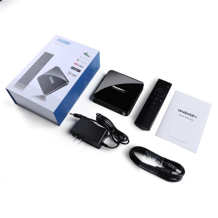 MECOOL KM3 4K Ultra HD Smart Android 9.0 Amlogic S905X2 Quad Core ARM Cortex-A53 TV Box with Remote Controller, RAM: 4GB, ROM: 64GB, Support WiFi, HDMI, TF Card, AV