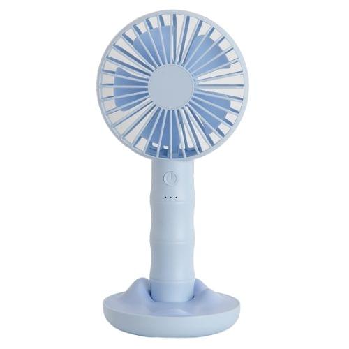 WT-F13 Bamboo Design 2000 mAh Mini Portable Fan with 3 Speed Control (Blue)