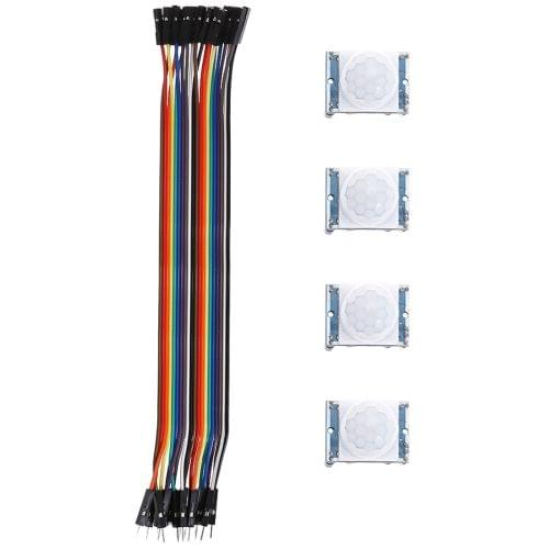 4 PCS LDTR - WG0071 PIR Motion Sensor Detector Module, Compatible with Arduino / Pyroelectric Infrared