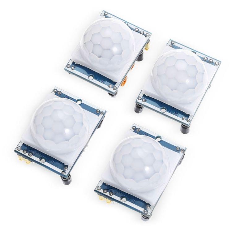 4 PCS LDTR - WG0071 PIR Motion Sensor Detector Module, Compatible with Arduino / Pyroelectric Infrared