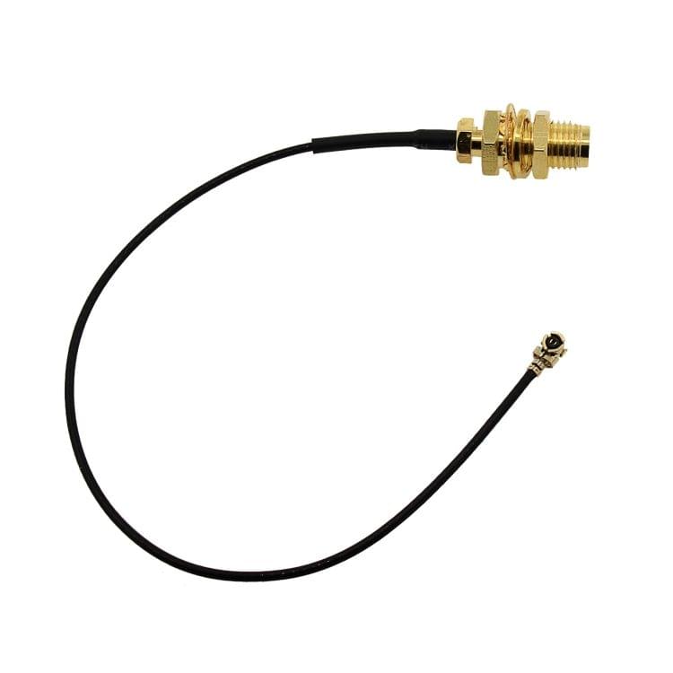 LDTR-WG0232/L 433MHZ 5cm Short SMA Antenna 14cm SMA to IPEX Adatper Extend Cable (Black)
