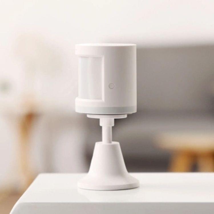 Original Xiaomi New Updated Aqara Human Body Sensor Smart Body Motion Sensor, Support Movement Identification & Illuminance Detection, Zigbee Connection Mihome App via Android & IOS, with the Xiaomi Multifunctional Gateway Use (CA1001) (White)