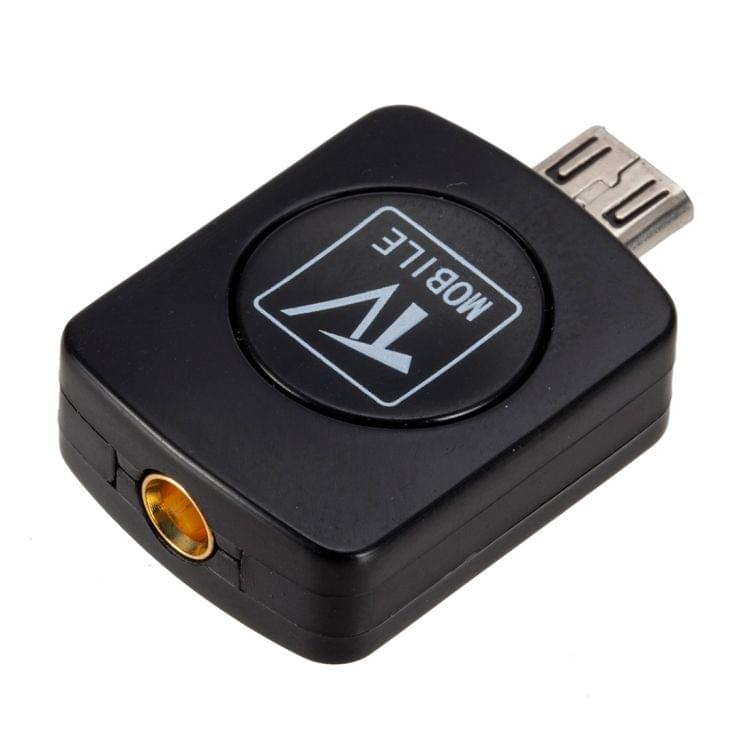 Micro USB DVB-T TV Digital Mobile Tuner Stick Receiver Dongle for Android Phone(Black)