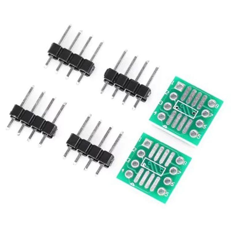2 PCS Landa Tianrui LDTR - YJ032 / A SOP8 / SSOP8 / TSSOP8 SMD to DIP Dual-side Adapter Board