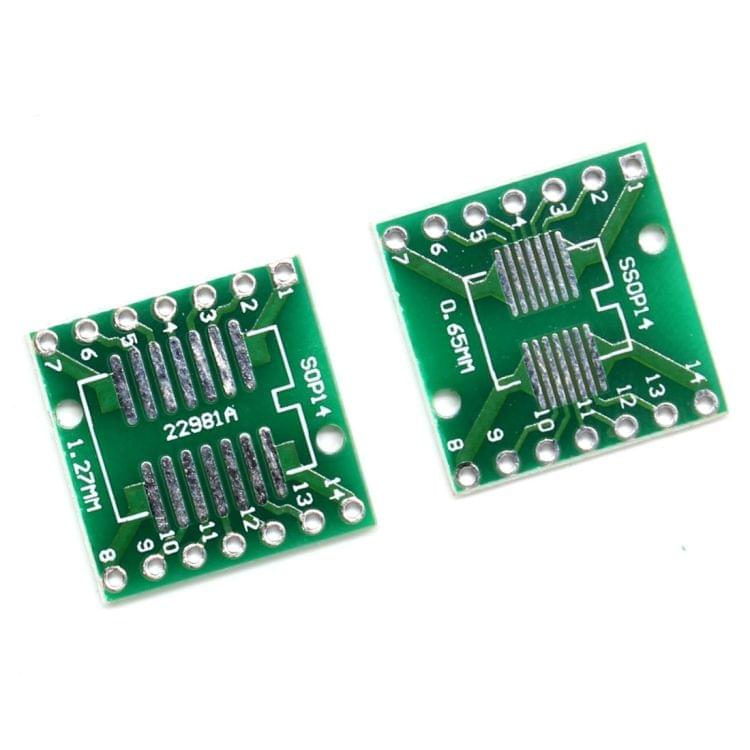 2 PCS Landa Tianrui LDTR - YJ032 / A SOP8 / SSOP8 / TSSOP8 SMD to DIP Dual-side Adapter Board