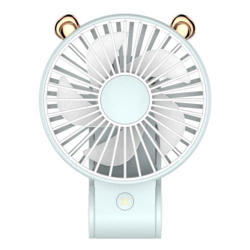 CYKE Portable Foldable Mini USB Charging Mute Electric Fan, with 3 Speed Control (Blue)