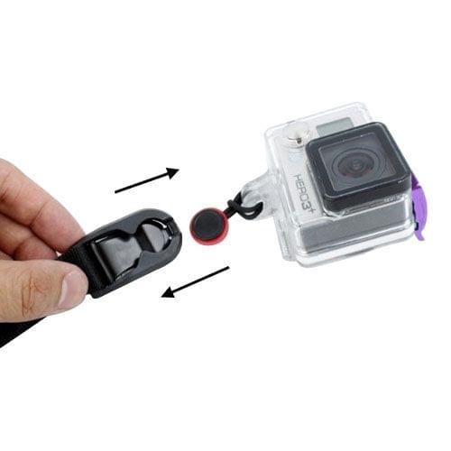 TMC CA003 Quick Release Camera Cuff Wrist Strap for GoPro NEW HERO /HERO6 /5 /5 Session /4 Session /4 /3+ /3 /2 /1, Xiaoyi and Other Action Cameras, Max Length: 22cm(Black)