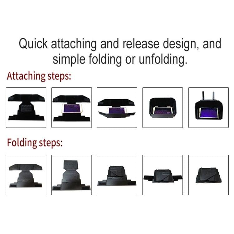 Remote Controller Sunshade For DJI Mavic Series / Spark / Phantom 3 / Phantom 4 series(Black)