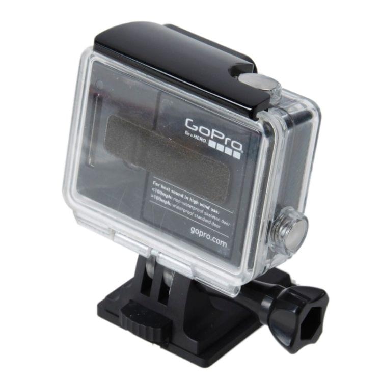 TMC CNC Aluminum Back Door Clip for Gopro Hero 4 / 3+(Black)