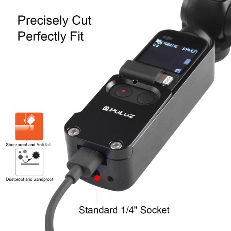 PULUZ Housing Shell CNC Aluminum Alloy Protective Cover for DJI OSMO Pocket(Black)\t \t\t \t
\t
\t\t\t\t \t\t\t\t ()