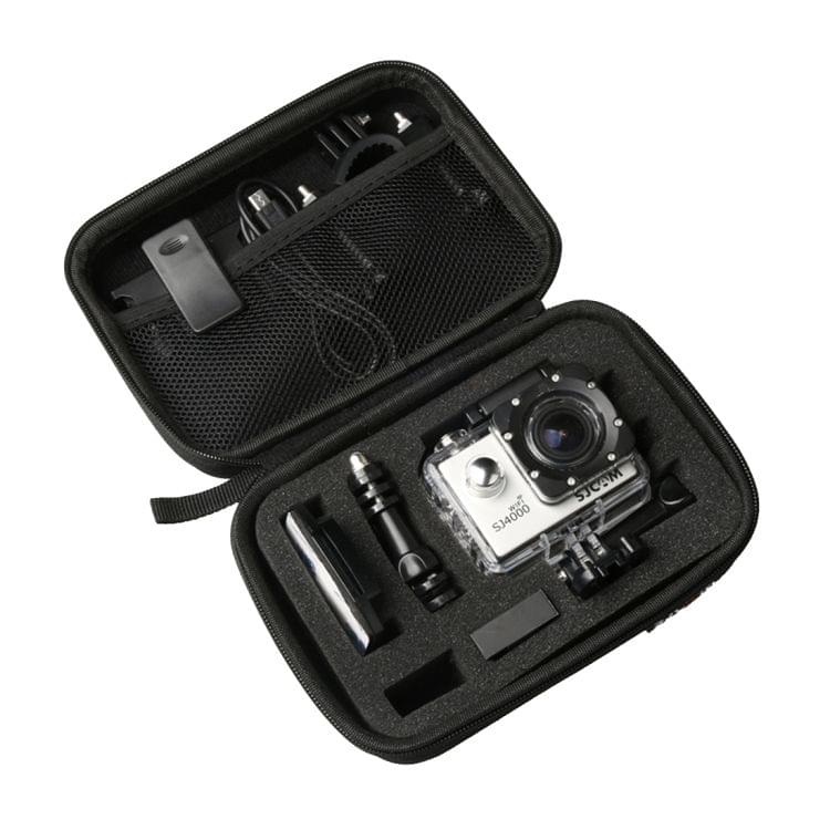 Portable Shockproof Shatter-resistant Wear-resisting Camera Bag Carrying Travel Case for SJCAM SJ4000 / SJ5000 / SJ6000 / SJ7000 / SJ8000 / SJ9000 Sport Action Camera & Selfie Stick and Other Accessories, Size: 16 * 12 * 6 cm