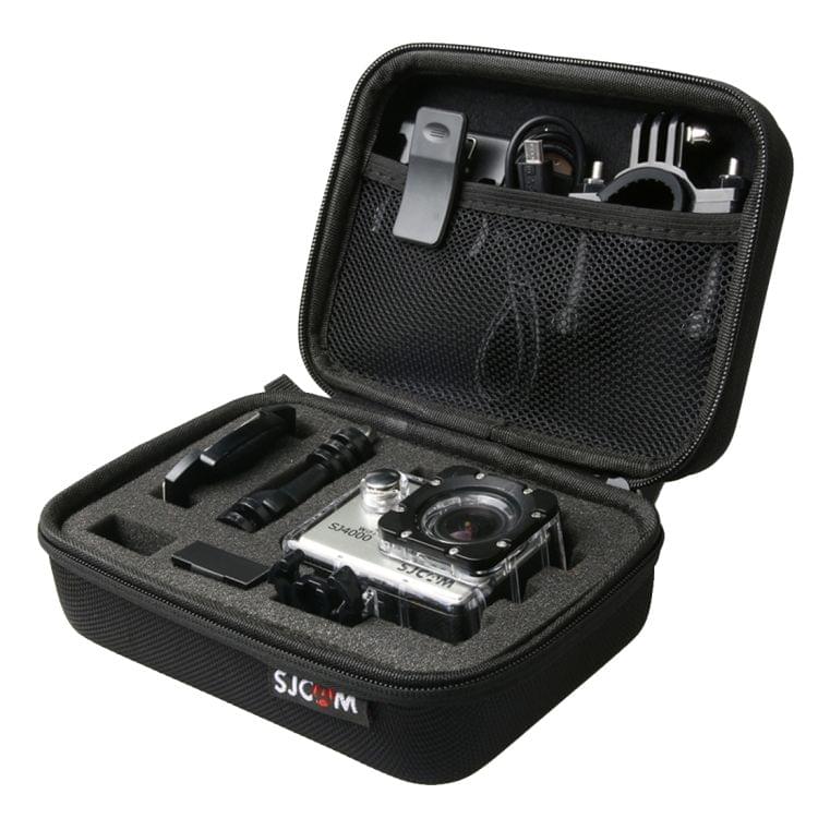 Portable Shockproof Shatter-resistant Wear-resisting Camera Bag Carrying Travel Case for SJCAM SJ4000 / SJ5000 / SJ6000 / SJ7000 / SJ8000 / SJ9000 Sport Action Camera & Selfie Stick and Other Accessories, Size: 16 * 12 * 6 cm