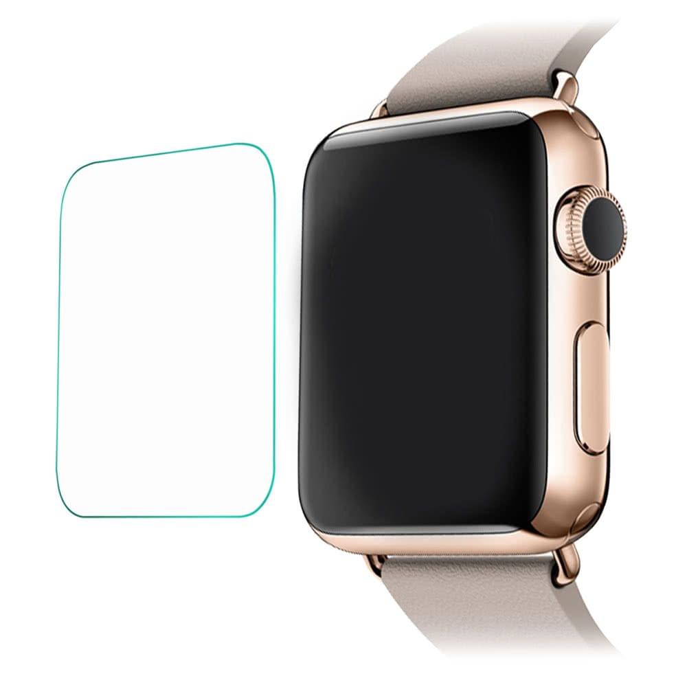 Premium Tempered Glass Screen Protector Cover for 42mm Apple Watch iWatch 8-9H 0.3mm Thick High Transparency Anti-scratch Anti-dust Explosion-proof