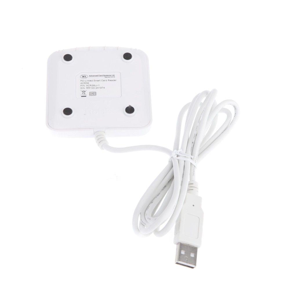 PC/SC Contact IC Chip Smart Card Reader Writer ACR38U I1 USB Support CT-API Programming Interface+5pcs SLE5542 Cards