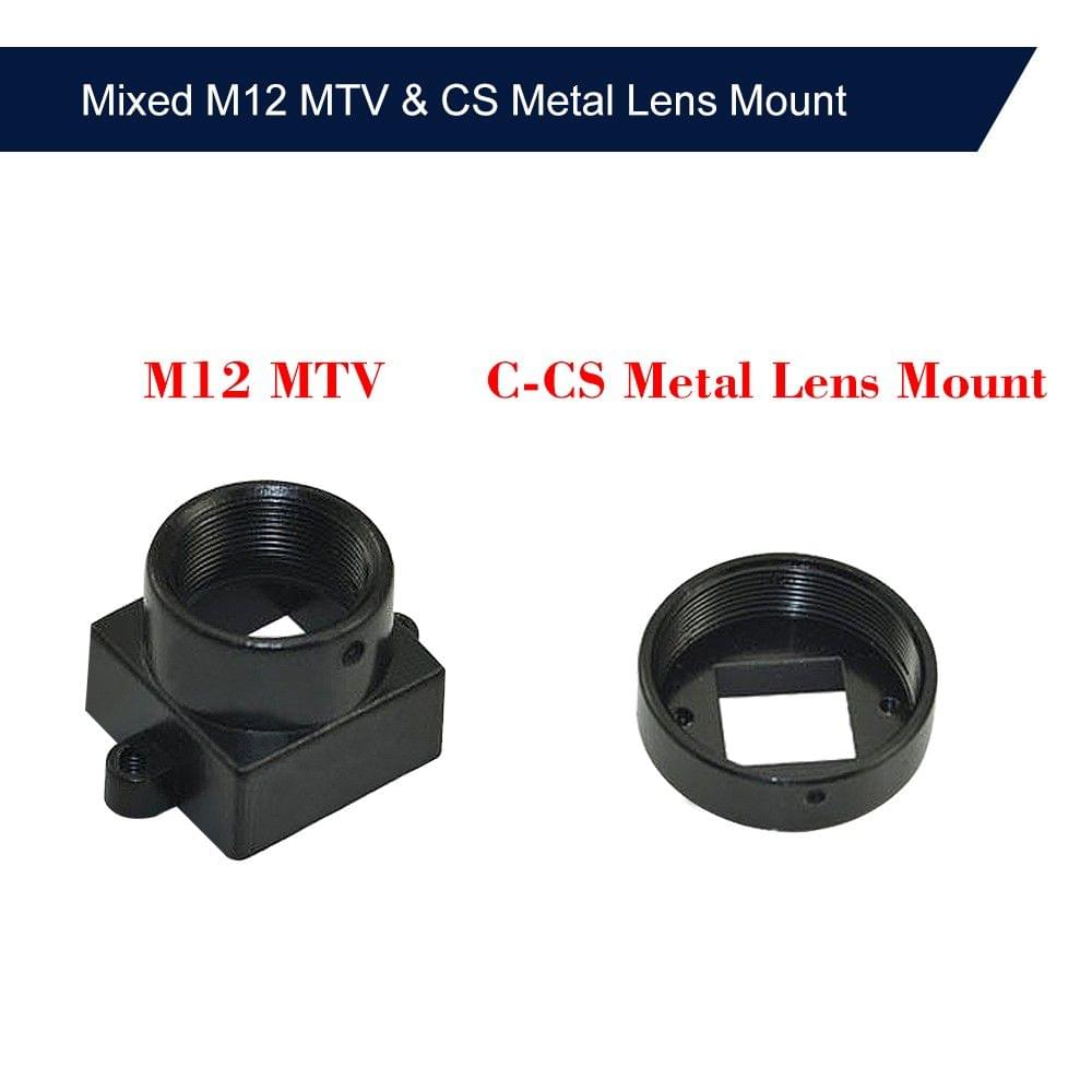 Mixed 1pcs M12 MTV & 1pcs CS Metal Lens