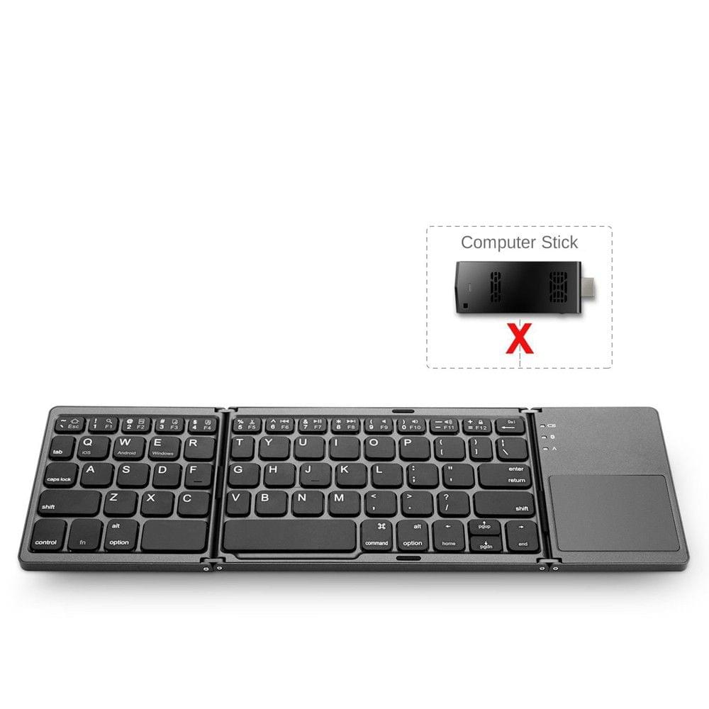 Universal Folding With Touched BT Wireless Foldable Mini Size Computer Keyboard