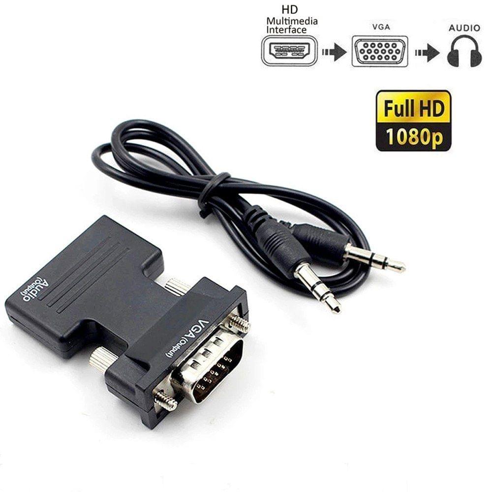 1080P HD Multimedia Interface Female To Vga Male