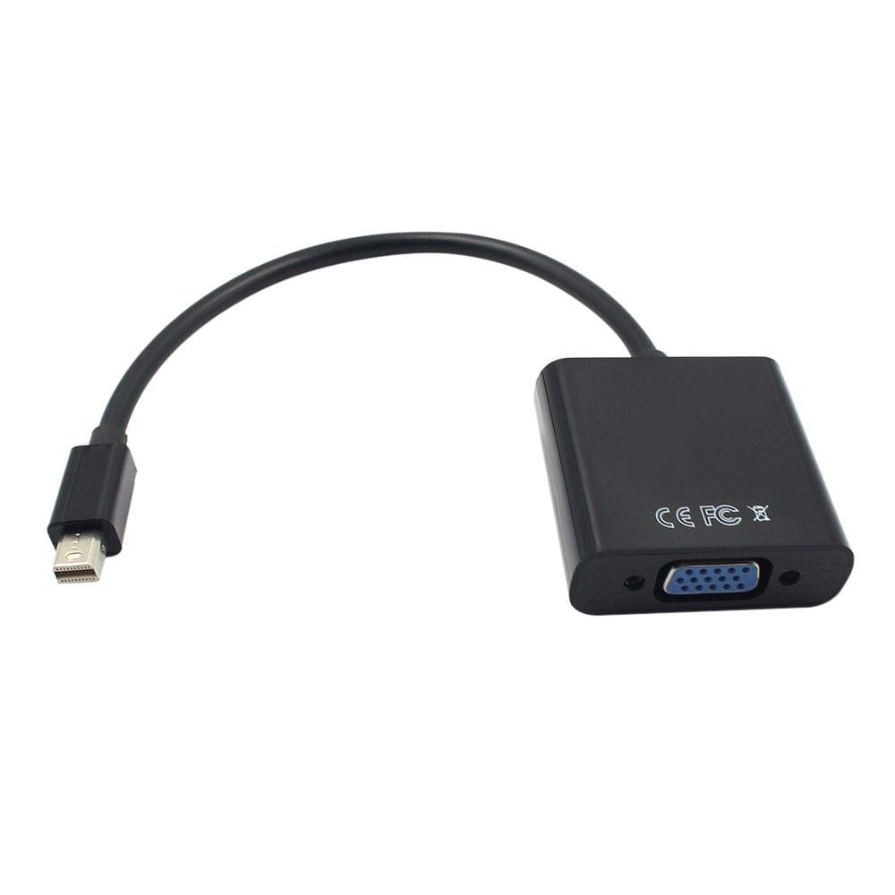 Mini DP to VGA Converter Male DisplayPort Port to VGA Female Port Adapter 1080P Converter for Projector DTV TV DVD Player Macbook Microsoft Surface Pro ThinkPad X Dell XPS