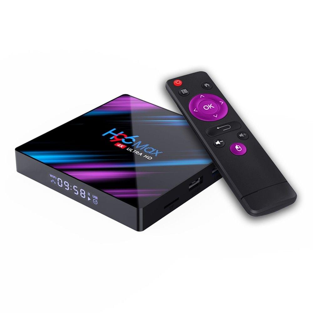 H96 Max Smart Android 9.0 TV Box RK3318 Quad Core 64 Bit UHD 4K VP9 H.265 2GB / 16GB 2.4G / 5G WiFi BT4.0 HD Media Player Display Screen Remote Control