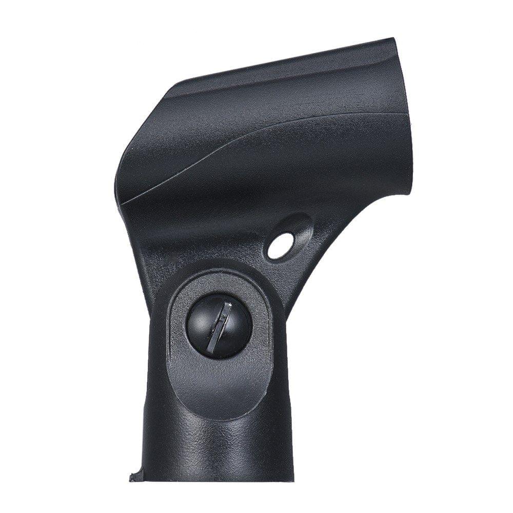 M-7 Plastic Mic Clip Wireless Microphone Holder φ22mm Adjustable Tilting Angle for All 22mm Diameter Handheld Transmitters Microphones