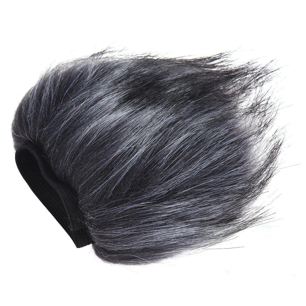 EY-M23 Furry Outdoor Microphone Windscreen Artificial Fur Muff Wind Cover