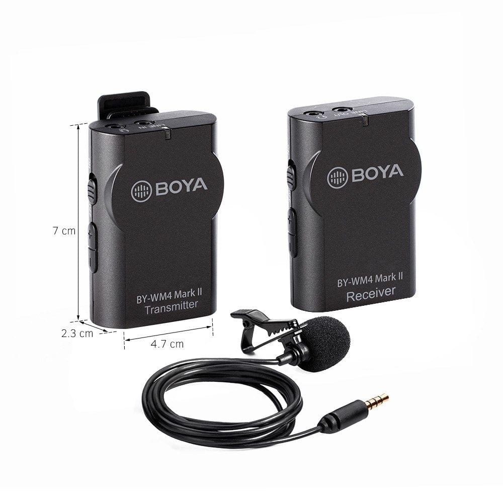 BOYA BY-WM4 Mark II Portable 2.4G Wireless Microphone