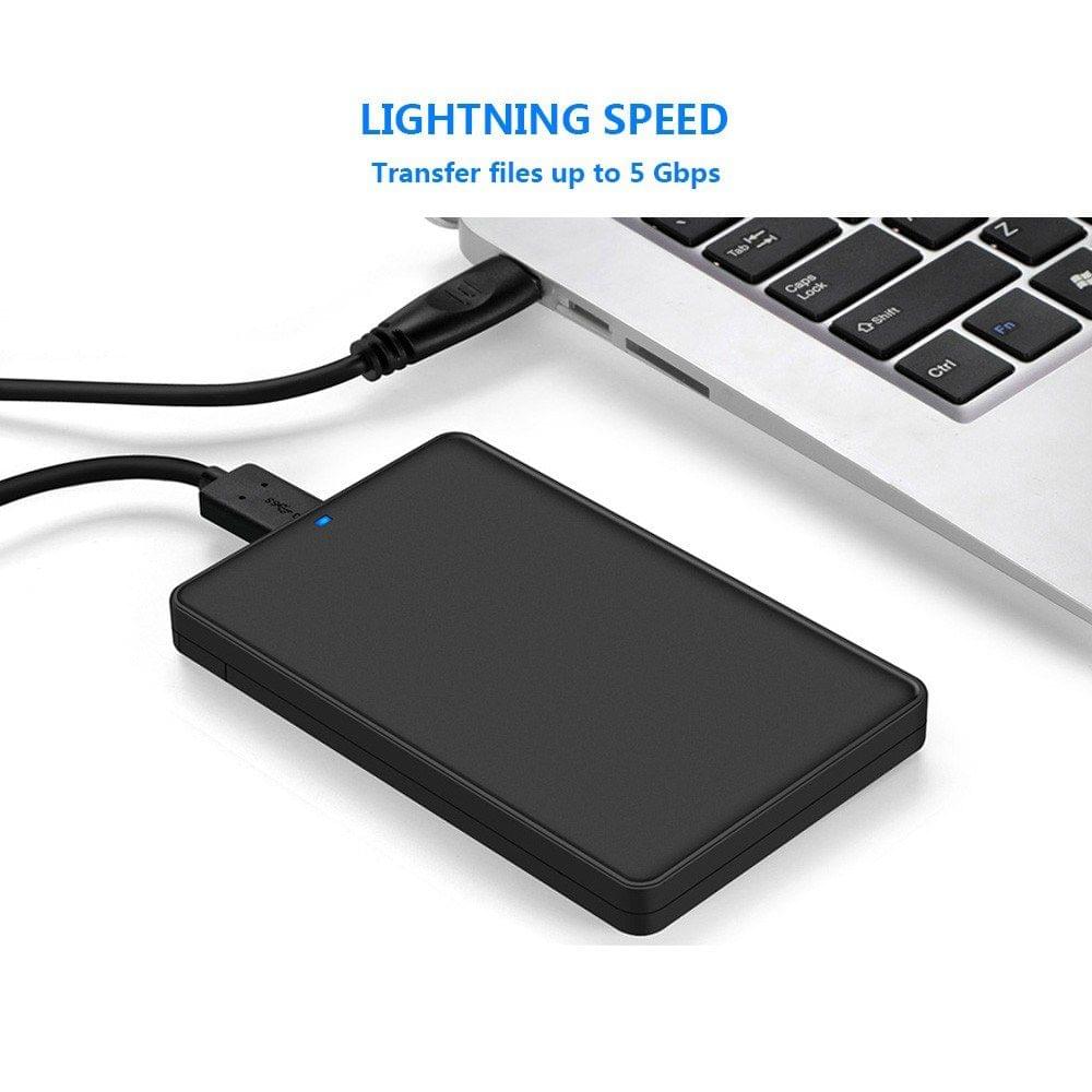 2.5-inch SATA SSD / HDD USB 3.0 External Interface USB 3.0 5Gbps Micro Interface 2.5-inch SATA Interface Hard Box SSD / HDD