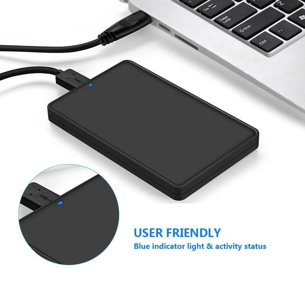2.5-inch SATA SSD / HDD USB 3.0 External Interface USB 3.0 5Gbps Micro Interface 2.5-inch SATA Interface Hard Box SSD / HDD