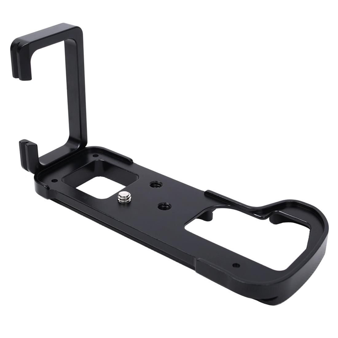 FITTEST LB-GH5 Vertical Shoot Quick Release L Plate Bracket Base Holder for Panasonic LUMIX GH5 Camera Metal Ballhead (Black)